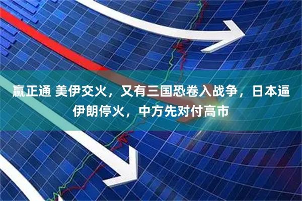 赢正通 美伊交火，又有三国恐卷入战争，日本逼伊朗停火，中方先对付高市