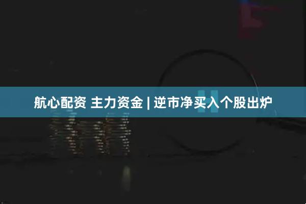 航心配资 主力资金 | 逆市净买入个股出炉